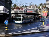 VBL - Mercedes Citaro Nr.724  LU 15645 unterwegs auf der Linie 14 in Luzern am 09.12.2017
