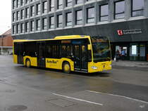 AutoBus AG Liestal - Mercedes Citaro Nr.57  BL 6131 bei den Bushaltestellen vor dem Bahnhof in Liestal am 23.12.2017