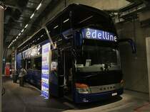 Berner Ferienmesse 11.1.18: Setra 431 DT von Edelline.