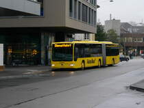 AutoBus AG Liestal - Mercedes Citaro Nr.85  BL 7188 bei den Bushaltestellen vor dem Bahnhof in Liestal am 23.12.2017