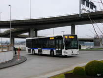 Glattal.Bahn.Bus - Mercedes Citaro Nr.94  ZH 661194 bei der zufahrt zum Flughafen Kloten am 23.12.2017