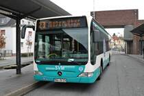 Stadtverkehr Maintal Mercedes Benz Citaro 1 Facelift am 13.01.18 in Frankfurt Enkheim