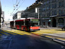 Bern Mobil - Noch sind sie unterwegs die NAW Trolley Bus. Hier der NAW Nr.12 unterwegs auf der Linie 11 am 01.01.2018