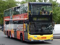 MAN Lion's City DD der BVG in Berlin am 10.06.2016