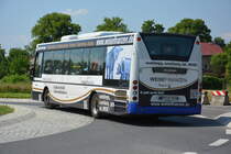 Am 04.06.2016 fährt PM-WP 801 für die ILA 2016 auf der Shuttle Linie  L . Aufgenommen wurde ein Scania OmniLink.
