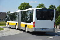 Am 04.06.2016 fährt TF-VG 107 für die ILA 2016 auf der Shuttle Linie  S . Aufgenommen wurde ein Mercedes Benz Citaro I Facelift GÜ der VTF.
