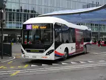 AAR - Volvo 7900 Hybrid Nr.46  AG 8446 bei den Bushaltestellen vor dem Bahnhof in Aarau am 27.01.2018