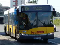 Solaris Urbino 18 der BVG in Berlin am 10.06.2016