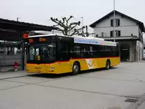 Postauto - MAN Lion`s City  SO  107274 in Oensingen am 27.01.2018