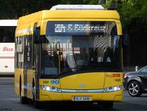Solaris Urbino 12 electric der BVG in Berlin am 10.06.2016