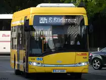 Solaris Urbino 12 electric der BVG in Berlin am 10.06.2016