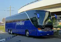 Setra 416 HDH Edelline, Kerzers, novembre 2016 

Plus de photos sur : https://www.facebook.com/AutocarsenSuisse/ 