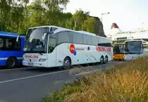 Mercedes Benz Tourismo von SweBus /'VikingLine' in Stockholm -Södermalm im August 2017.