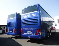 Setra 431 DT Edelline et ex-Edelline, Kerzers  juillet 2015

Plus de photos sur : https://www.facebook.com/AutocarsenSuisse/