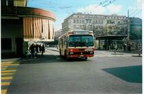 Aus dem Archiv: VB Biel Nr. 111/BE 384'711 FBW/R&J am 17. Februar 1998 Biel, Bahnhof