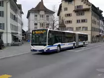 Zugerland - Mercedes Citaro Nr.71   ZG 88071 unterwegs auf der Linie 3 in Zug am 03.02.2018