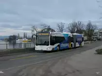 Zugerland - Mercedes Citaro Nr.74  ZG 88074 unterwegs auf der Linie 4 in Zug am 03.02.2018