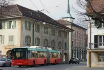 VB: Verkehrsbetriebe Biel
Impressionen von den Buslinien 4 und 6, verewigt in Nidau am 6. Februar 2018.
Foto: Walter Ruetsch