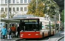 Aus dem Archiv: VB Biel Nr. 88 NAW/Hess Gelenktrolleybus am 12. Oktober 1998 Biel, Bahnhof