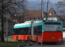 VB: Verkehrsbetriebe Biel
Impressionen von den Buslinien 4 und 6, verewigt in Nidau am 6. Februar 2018.
Foto: Walter Ruetsch