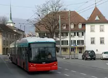 VB: Verkehrsbetriebe Biel
Impressionen von den Buslinien 4 und 6, verewigt in Nidau am 6. Februar 2018.
Foto: Walter Ruetsch