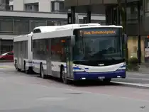 Zugerland - Scania-Hess  Nr.163  ZG 88163 unterwegs auf der Linie 1 in Zug am 03.02.2018
