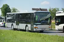 Am 04.06.2016 fährt BAR-BR 45 für die ILA 2016 auf der Shuttle Linie  R . Aufgenommen wurde ein Setra S 315 NF.
