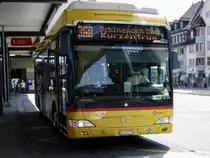 Brennstoffzellen PostAuto Nr. 275 wärend dem 5 Jährigen Testbetrieb mit diesem Antrieb in Brugg am 16.6.13.