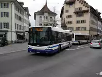 Zugerland - Scania-Hess Nr.162 ZG 88162 unterwegs auf der Linie 1 in Zug am 03.02.2018