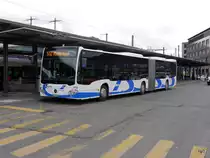 BOGG - Mercedes Citaro Nr.212  SO 186910 unterwegs auf der Linie 512 in Olten bei den Bushaltestellen vor dem SBB Bahnhof Olten am 03.02.2018