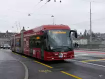 VBL - Trolleybus Nr.240 unterwegs auf der Linie 1 in Luzern am 03.02.2018