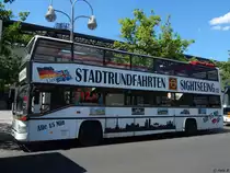 MAN SD 202 von Der Tempelhofer aus Deutschland in Berlin am 11.06.2016