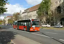 Im SEV Einsatz der S41 & S42, dieser Mercedes Benz Citaro von 'Der Tempelhofer' in Berlin -Charlottenburg im Oktober 2017.