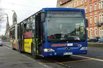 Hier der PF ER 172 von Eberhardt als SEV Linie 15 nach Söllingen. Gesichtet an der Tullastraße in Karlsruhe am 12.02.18. 