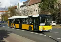 Im SEV Einsatz für die S41 & S42 (Ring), dieser MAN 313 NL in Berlin am 22.10.2017.