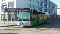 Hier der neue KA AV 9619 der AVG hier als Betriebsfahrt in den in der nähe liegenden Betriebshof in Ettlingen Stadt. Gesichtet am 14.02.2018.