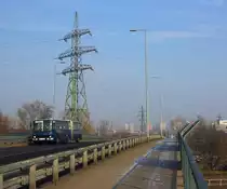 Ein Ikarus 280 der Budapester Verkehrsbetriebe erreicht in Kürze die Endstation der M3 namens Kőbánya–Kispest. Aufgenommen im Dezember 2017. 