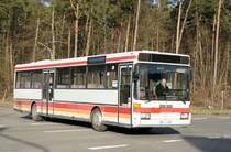 Bus Kaiserslautern: Mercedes-Benz O 407 von Schary-Reisen GbR (Lackierung: Verkehrsgesellschaft mbH Untermain), aufgenommen im Februar 2018 im Stadtgebiet von Kaiserslautern.