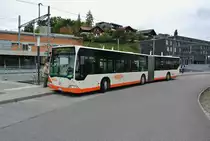 BSU Citaro I Nr. 31 als Bahnersatz auf der RBS Linie S7 zwischen Papierm�hle und Bolligen, im Bild beim Bahnhof Bolligen, 02.10.2017.