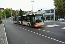 BSU Citaro I Nr. 31 (ex. RBS) als Bahnersatz auf der RBS Linie S7 zwischen Papierm�hle und Bolligen, im Bild beim Bahnhof Papierm�hle, 02.10.2017. 

