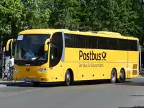 Scania OmniExpress von Postbus/Temepelhofer aus Deutschland in Berlin am 11.06.2016