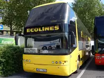 Neoplan Skyliner von Ecolines aus Lettland in Berlin am 11.06.2016