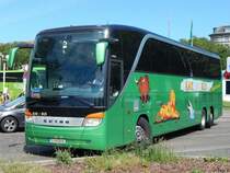 Setra 417 HDH von Hak Bus aus Mazedonien in Berlin am 11.06.2016