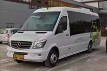 . SL 3502 Mercedes Benz Sprinter von Sales Lentz, gesehen auf einem Parkplatz im Pommerloch.  03.2018