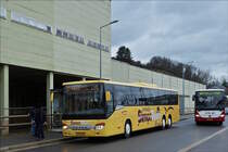ST 3053, Setra S 419 UL von Simon Tours aus petingen, am Busbahnhof 2 in Ettelbrück, er ist als SEV zwischen Ettelbrück und Luxemburg HBF unterwegs.   11.03.2018 