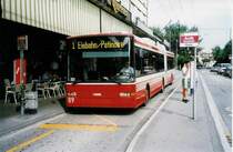 Aus dem Archiv: VB Biel Nr. 89 NAW/Hess Gelenktrolleybus am 13. Mrz 1999 Biel, Bahnhof