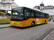 Postauto - Iveco Crossway AR 14861 unterwegs in Heiden am 09.03.2018