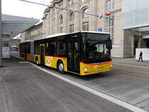 Postauto - MAN Lion`s City  TG  686 unterwegs in St.Gallen am 09.03.2018