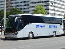 Setra 515 HD von Sindbad aus Polen in Berlin am 11.06.2016
