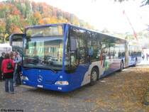 VZO Nr. 60 am 12.10.08beim Bahnhof Bauma, die Hebebhne im Hintergrund ist Zeuge des Seetaltreffens in Bauma